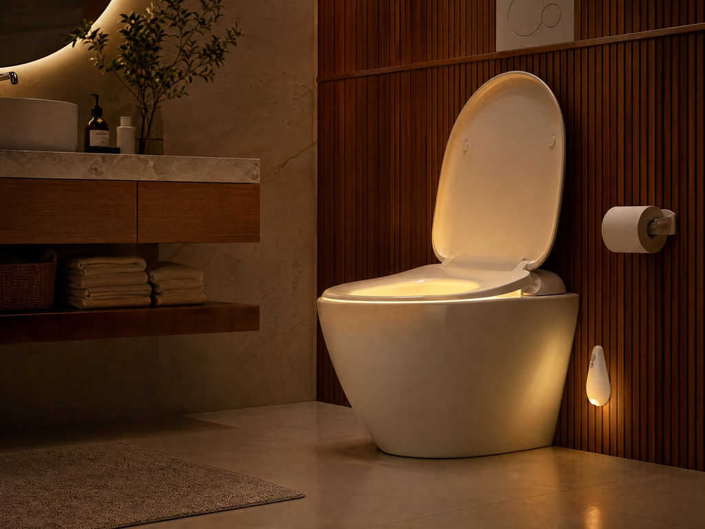 Automatic Motion-Activated Bathroom Glow Light – Smart Night Safety LED for Home Use