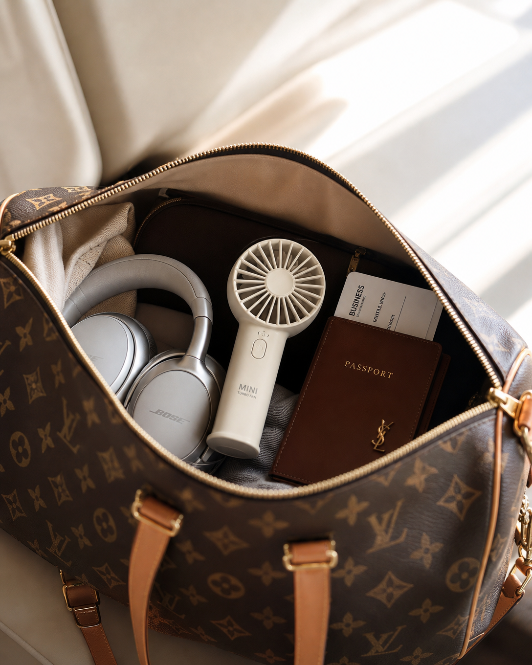 Portable Handheld Turbo Fan – Rechargeable Mini Fan with Digital Display